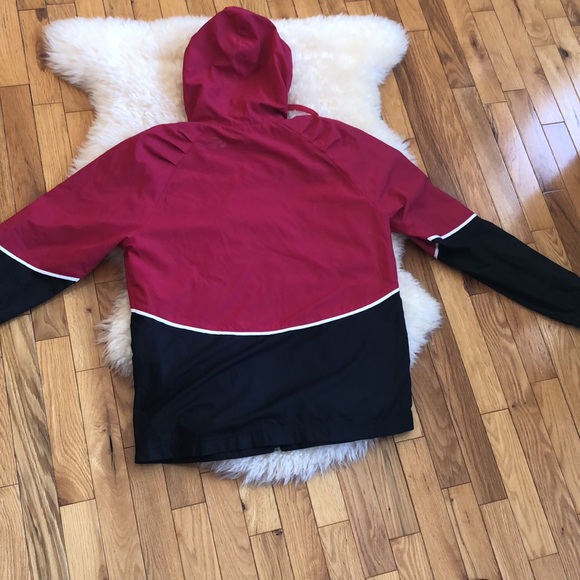 REEBOK full zip track jacket in red, black and white. Size Medium. - Picture 11 of 13